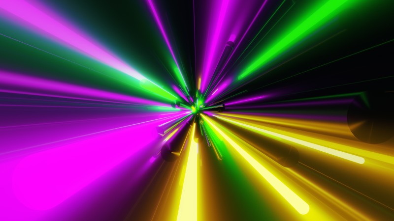 Abstract, Neon, Glowing, Lines Wallpaper