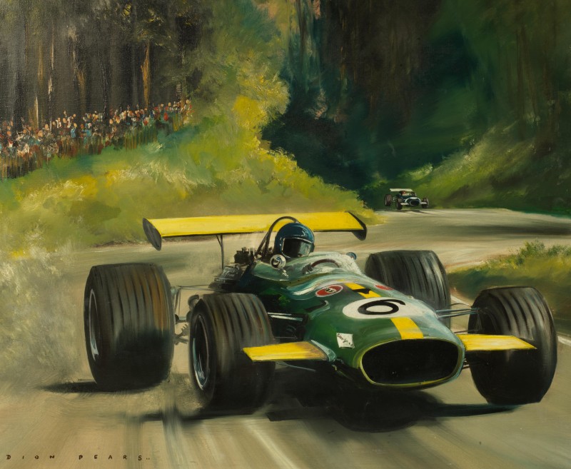 Formula Cars, Painting, Oil Painting, Jacky Ickx Wallpaper