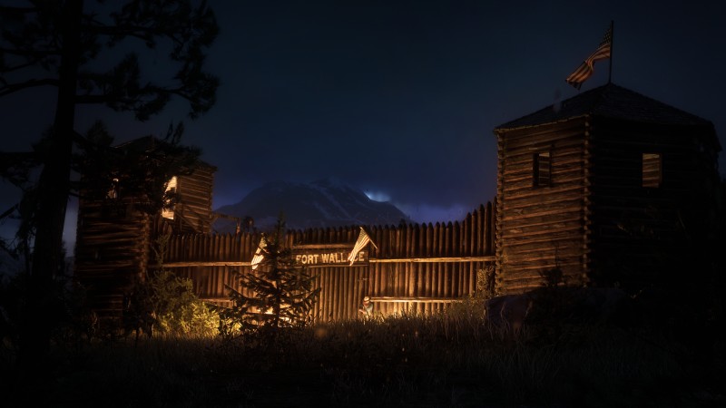 Red Dead Redemption 2, Nature, Night, Dusk Wallpaper