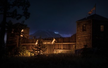 Red Dead Redemption 2, Nature, Night, Dusk Wallpaper