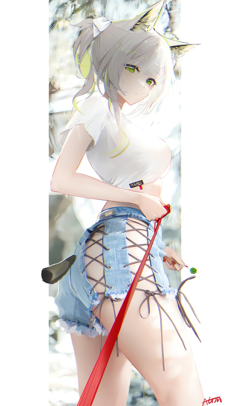 Anime, Anime Girls, Kal’tsit (Arknights), Cat Girl, White Hair Wallpaper