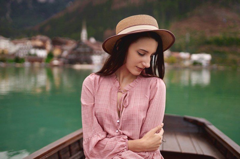 Women, Model, Boat Wallpaper