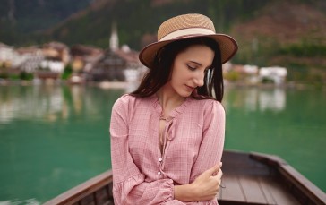 Women, Model, Boat Wallpaper