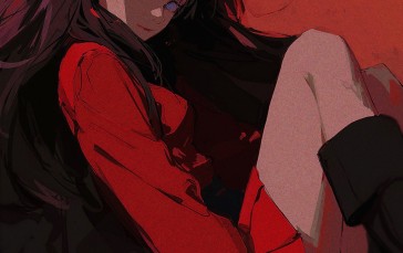 Tohsaka Rin, Fate Series, Fate/Stay Night, Anime, Anime Girls, Long Hair Wallpaper
