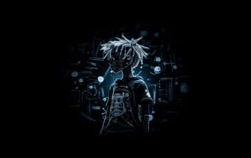 AI Art, Edit, Cyberpunk, Kid (Character) Wallpaper