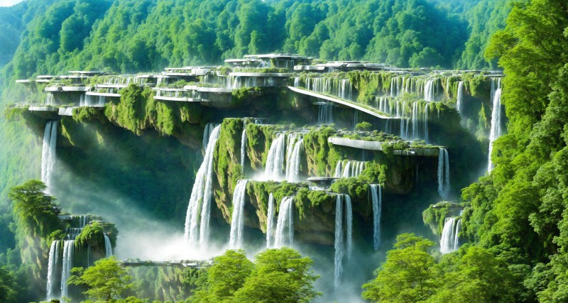 Nature, Waterfall, Water Wallpaper