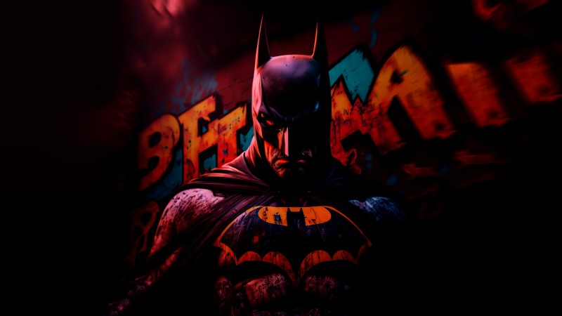 Batman, Digital Art, AI Art Wallpaper