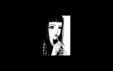 Paradise Kiss, Yukari Hayasaka, Simple Background, Black Background, Manga Wallpaper