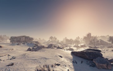 Starfield (video Game), Screen Shot, Video Game Art, CGI, Snow, Landscape Wallpaper