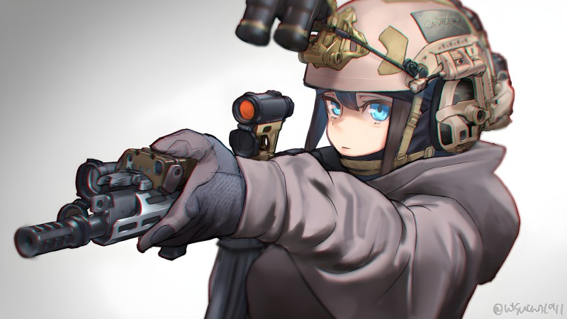 Ops-core, Tactical, Girls with Guns, Anime Girls, Gun, Anime Girls with Guns Wallpaper