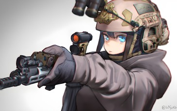 Ops-core, Tactical, Girls with Guns, Anime Girls, Gun, Anime Girls with Guns Wallpaper