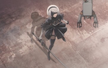 Anime, Nier: Automata, 4K, Anime Screenshot Wallpaper