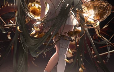 Anime, Anime Girls, Twintails, Long Hair, Hatsune Miku, Vocaloid Wallpaper