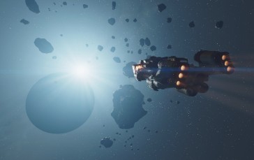 Starfield (video Game), Screen Shot, Space, Planet, Spaceship Wallpaper