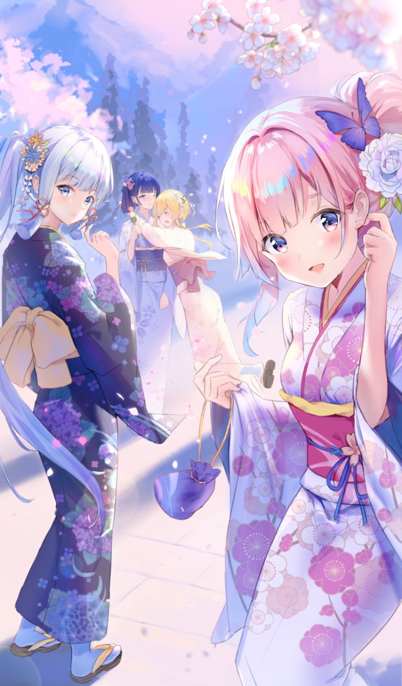 Anime, Anime Girls, Genshin Impact, Raiden Shogun (Genshin Impact) Wallpaper