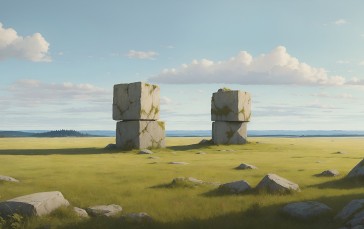 Nature, Stones, Megaliths, Landscape Wallpaper