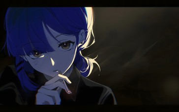 BOCCHI THE ROCK!, Cigarettes, Night, Ryo Yamada, Anime Wallpaper