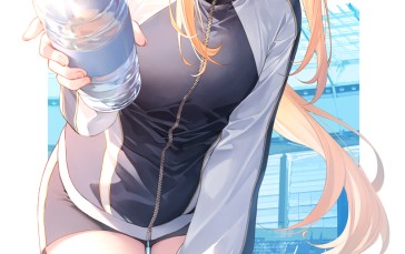 Anime, Anime Girls, Blonde, Blue Eyes Wallpaper