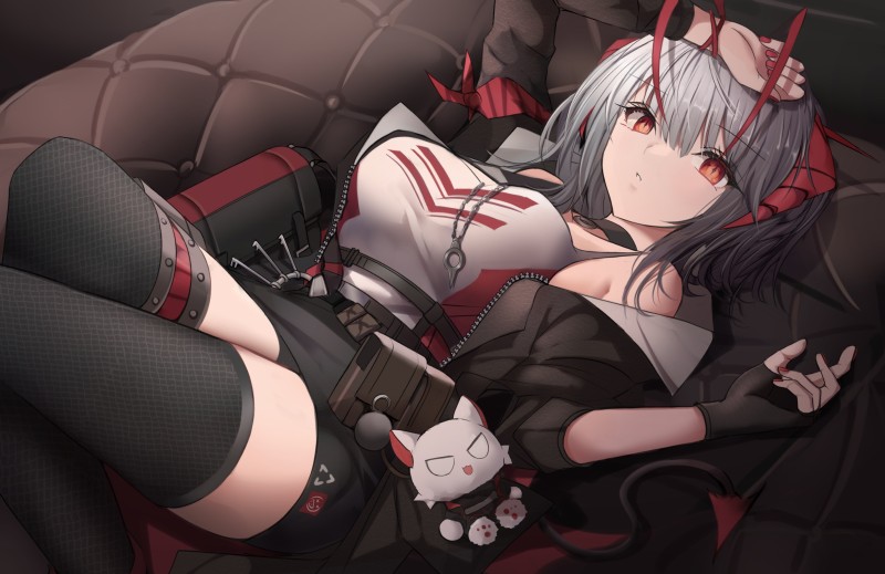 Anime, Anime Girls, W(Arknights), Arknights, Stockings Wallpaper