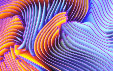 Ari Weinkle, Twirl, Abstract, Colorful, Digital Art Wallpaper
