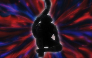 Hunter X Hunter, Meruem, Tail, Red Background, Blue Background, Anime Wallpaper