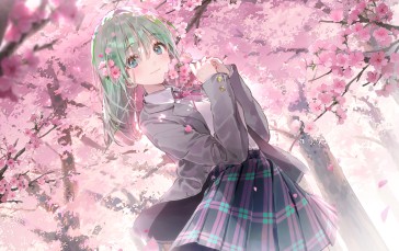 Anime, Anime Girls, Original Characters, Trees Wallpaper