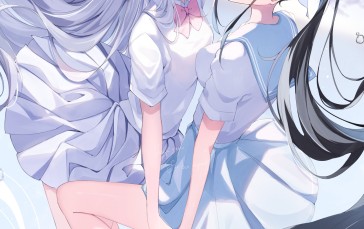Anime, Anime Girls, Okomeillust, Long Hair Wallpaper