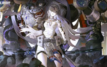 Anime, Punishing: Gray Raven, Alpha (Punishing Gray Raven), Anime Girls, One Eye Obstructed, Sword Wallpaper