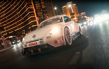 JP Performance, Las Vegas, Volkswagen Beetle, Car, Frontal View, Headlights Wallpaper
