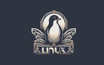 Linux, Simple Background, Digital Art, Minimalism Wallpaper
