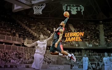 LeBron James, Cleveland Cavaliers, Basketball, Dunks Wallpaper