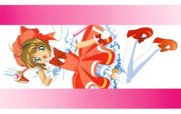 Kinomoto Sakura, Cardcaptor Sakura, Syaoran Li, Anime Wallpaper