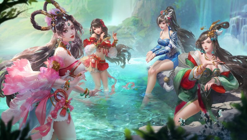 Anime Girls, Sanguosha, Three Kingdoms, Anime, Chinese Clothing Wallpaper