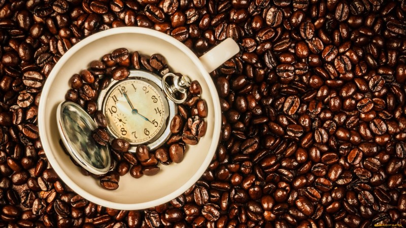 Food, Coffee, Cup, Time, Coffee Beans Wallpaper