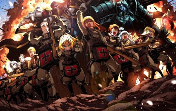Anime, Crossover, Isekai, Isekai Quartet, Overlord Wallpaper