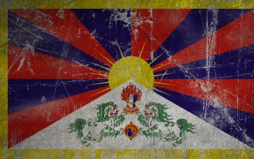 Flag, Tibet, Sun, Animals Wallpaper