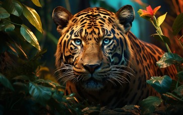 AI Art, Tiger, Animals, Wildlife Wallpaper