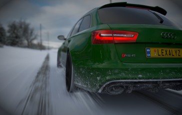 Audi, RS 6, Snow, Forza Horizon 4, Car Wallpaper