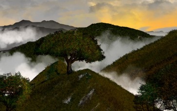 Digital Painting, Digital Art, Nature, Landscape Wallpaper