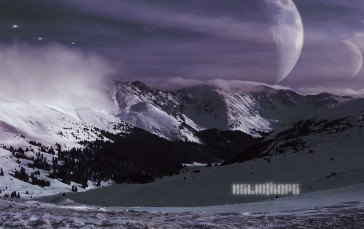Snow, Snow Covered, Mountains, Snowy Peak, Mountain View, Planet Wallpaper