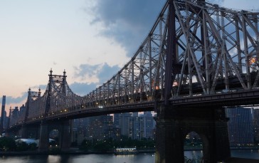 Bridge, City, Ultrawide, New York City, City Lights Wallpaper