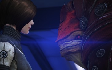 Video Games, CGI, Mass Effect, Wrex Wallpaper