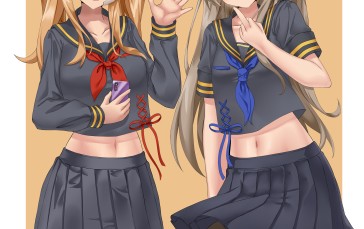 Anime, Anime Girls, Girls Frontline, UMP45 (Girls Frontline) Wallpaper