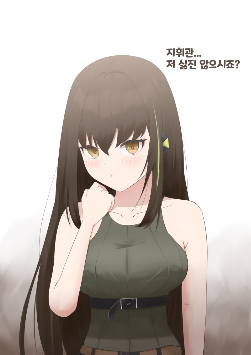 Anime, Anime Girls, Girls Frontline, M4A1 (Girls Frontline), Long Hair, Brunette Wallpaper