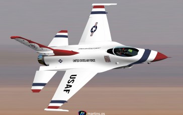 General Dynamics F-16 Fighting Falcon, US Air Force, Vector, Aircraft, Minimalism Wallpaper