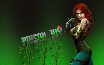 Poison Ivy, Redhead, Batman, Digital Art Wallpaper