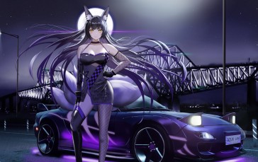 Anime, Anime Girls, Car Wallpaper