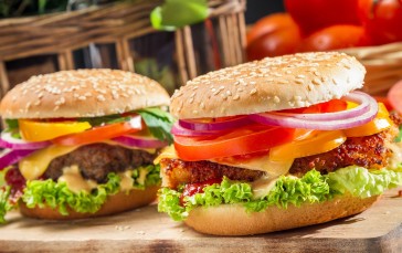 Colorful, Photography, Food, Burgers, Meat Wallpaper