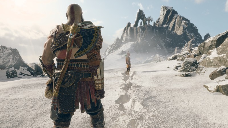 God of War, Kratos, Atreus, Digital Art, Video Games, Standing Wallpaper