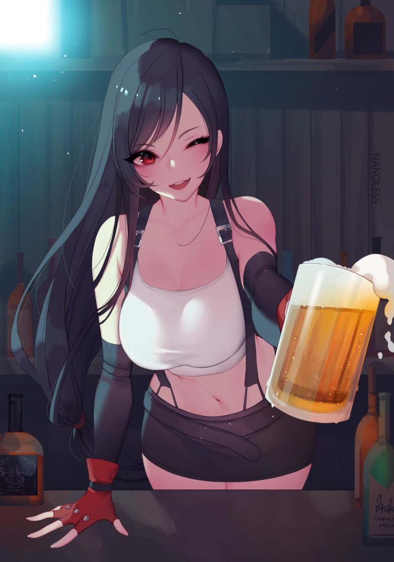 Anime Girls, Anime, Beer, Food, Alcohol Wallpaper